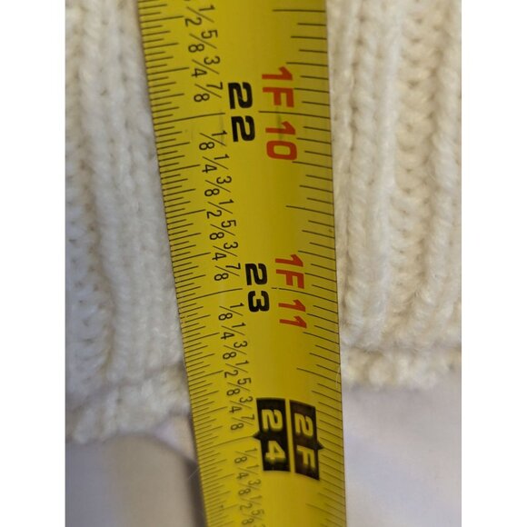 Victorias Secret Ivory Knit Infinity Scarf W/ Rhinestones One Size - Picture 3 of 5